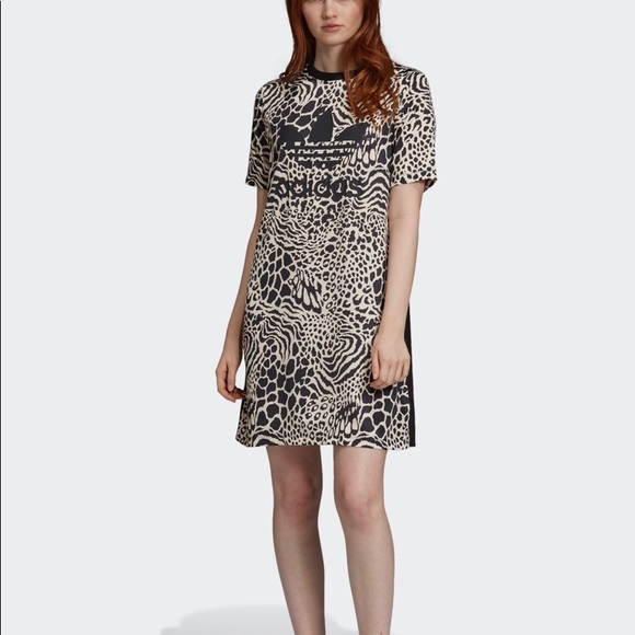 adidas Dresses & Skirts - Adidas All Over Print Tee Dress